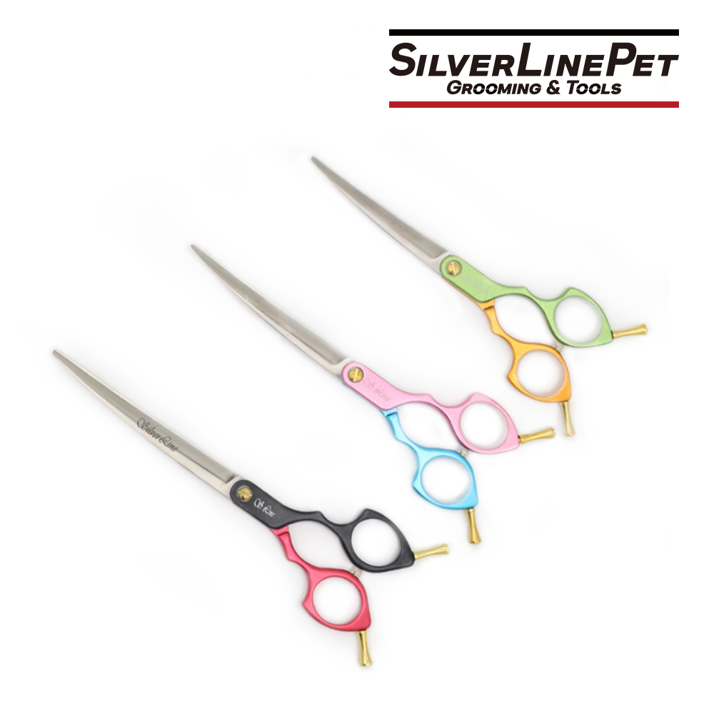 SilverLine Duralumin Curved Shears – Silverline Pet USA SilverLine Duralumin Curved Shears – Silverline Pet USA