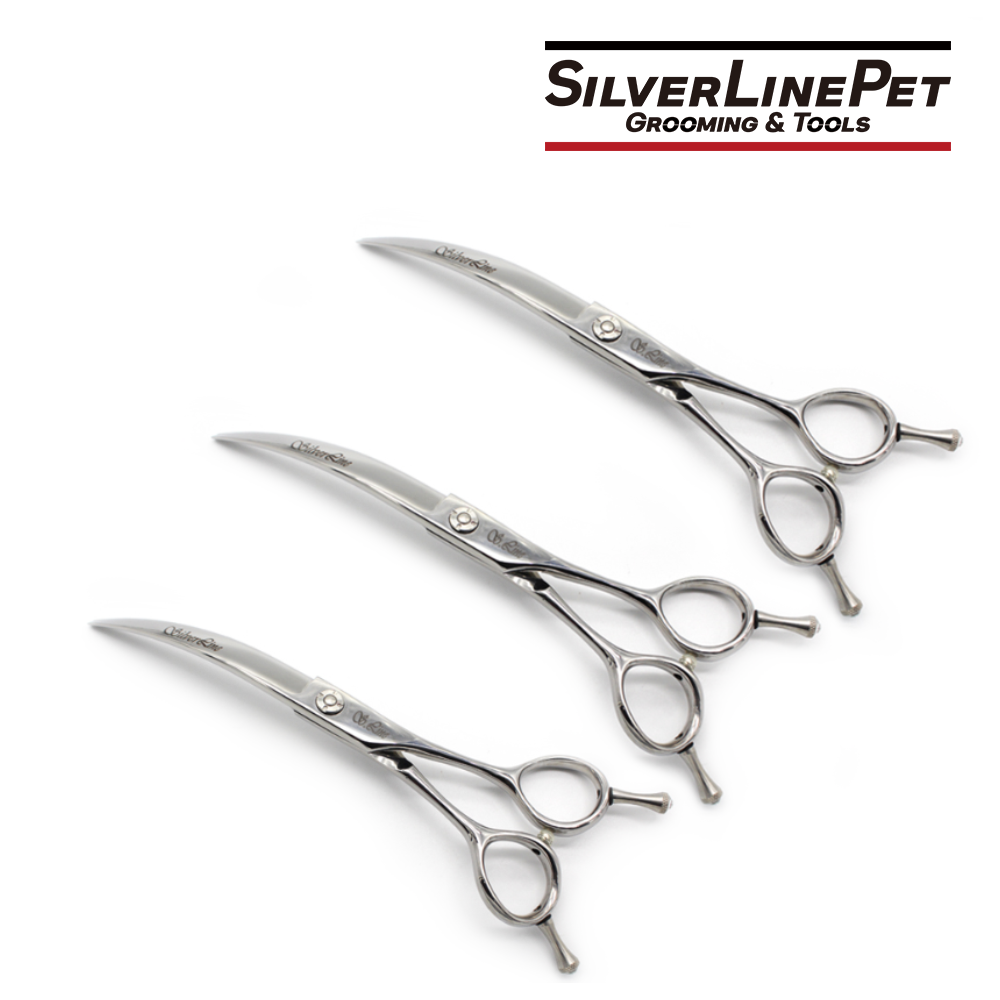 SilverLine [DSC] Compass 40° Curved Scissors – 8”