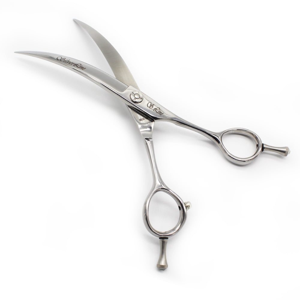 SilverLine [DSC] Compass 40° Curved Scissors – 8”